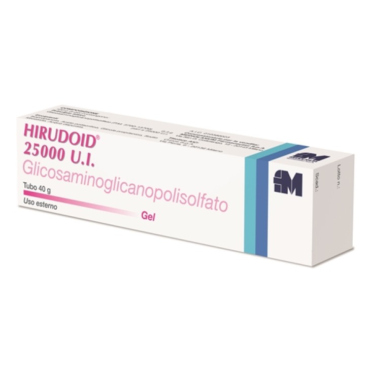 HIRUDOID*gel derm 40 g 0,3% 25.000 Unita' Internazionali