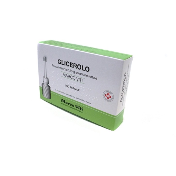 GLICEROLO (MARCO VITI)*PRIMA INFANZIA 6 contenitori monodose2,25 g soluz rett con camomilla e malva