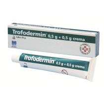 TROFODERMIN*crema derm 30 g 0,5 g + 0,5 g
