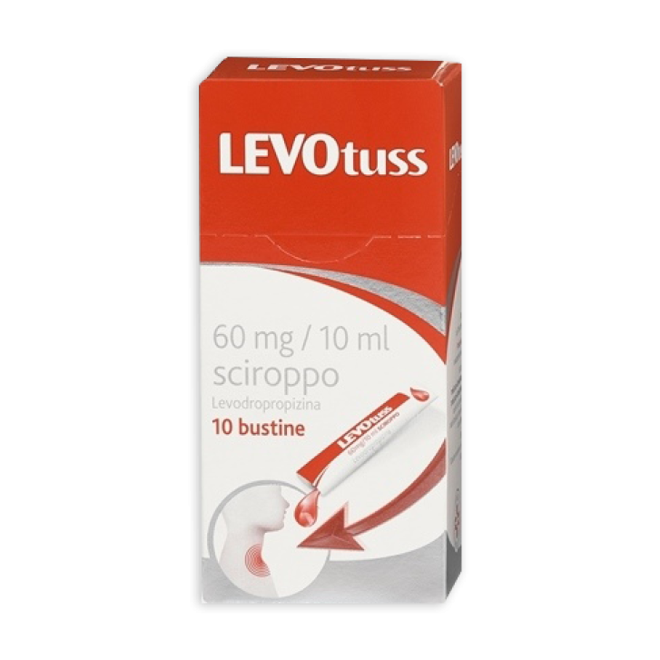 LEVOTUSS sciroppo 10 bustine 60MG/10 ml