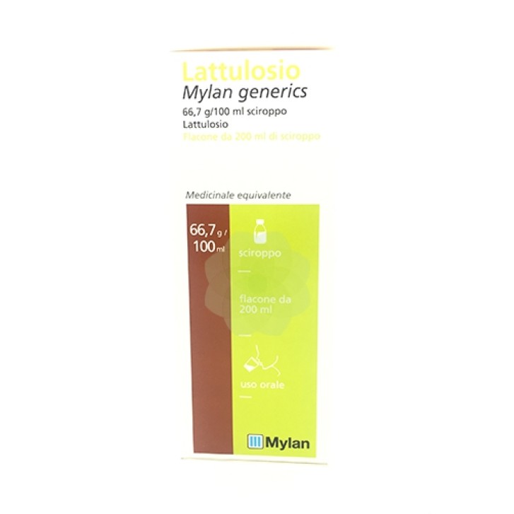 LATTULOSIO (MYLAN GENERICS)*scir 200 ml 66,7 g/100 ml flacone