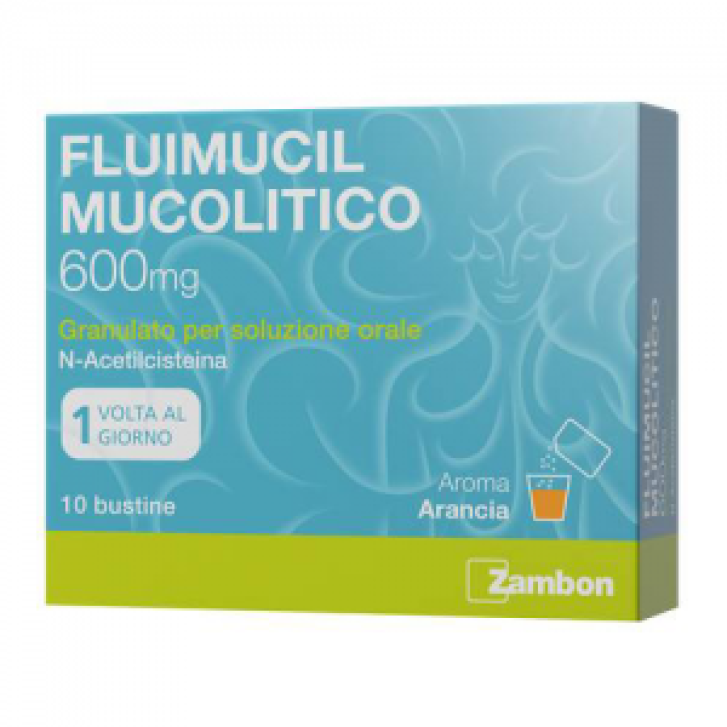 FLUIMUCIL MUCOLITICO*orale grat 10 bust 600 mg