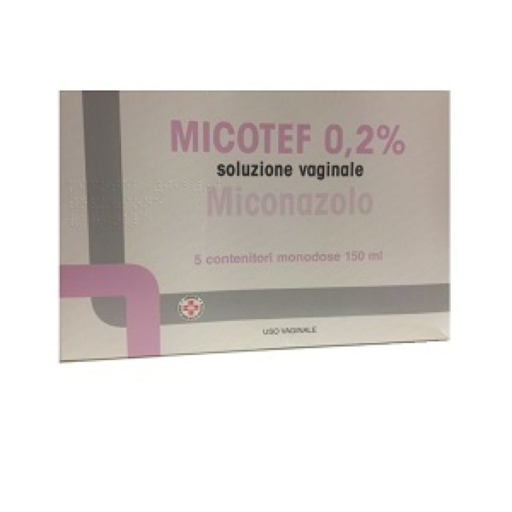 MICOTEF*soluz vag 5 flaconi 150 ml 0,2%