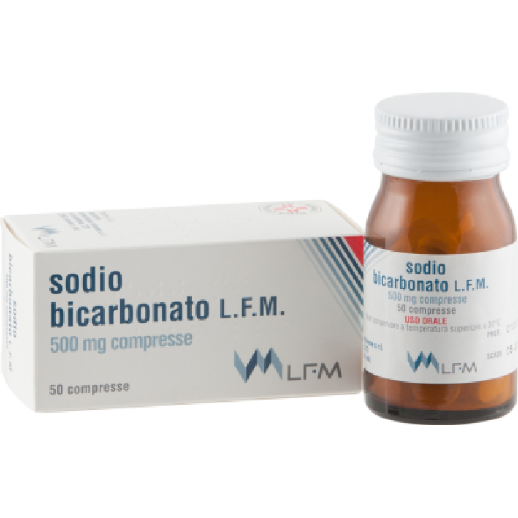 SODIO BICARBONATO (LABORATORIO FARMACOLOGICO MILANESE)*50 cpr 500 mg flacone