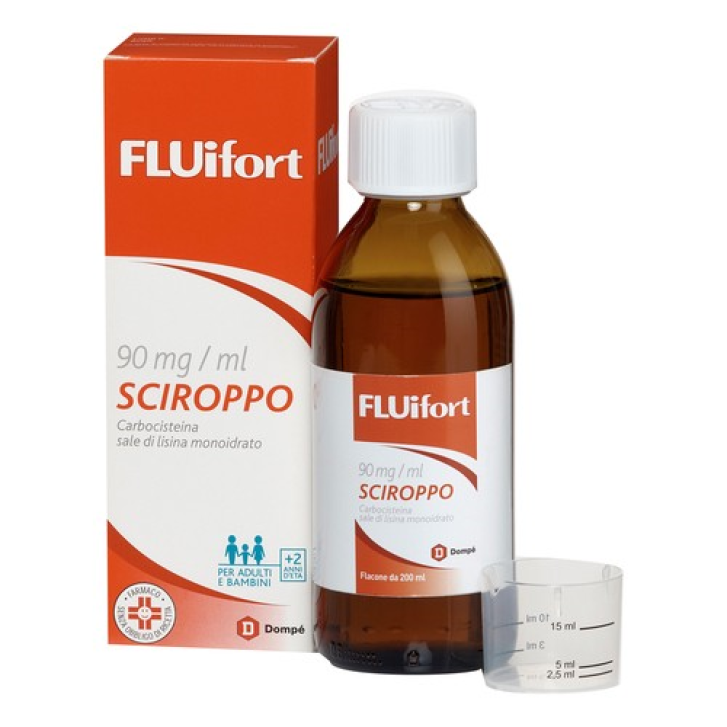 FLUIFORT*scir 200 ml 90 mg/ml con misurino