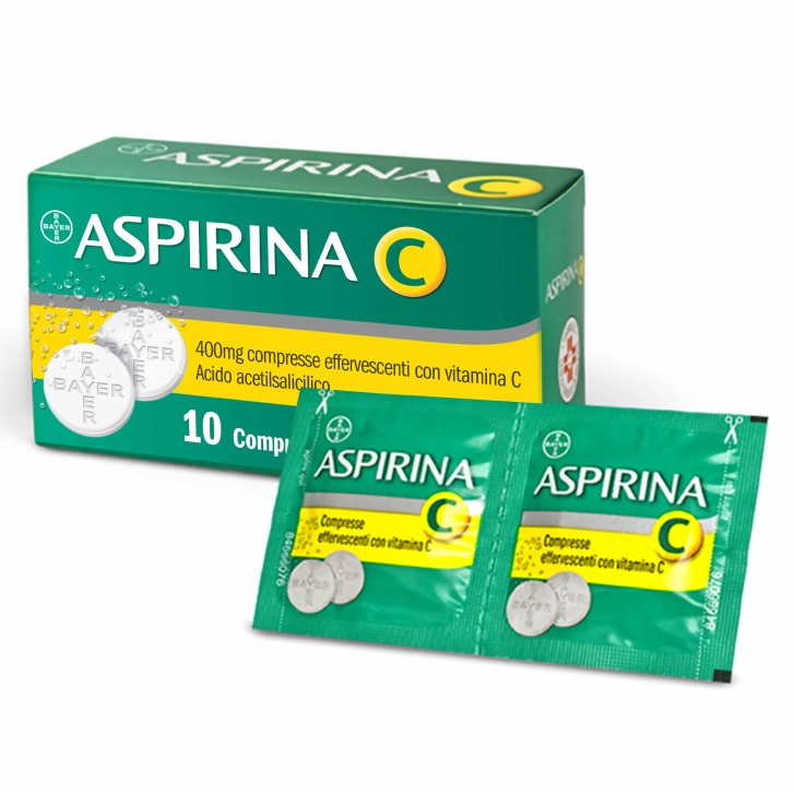 ASPIRINA C 10 compresse effervescenti 400 mg + 240 mg con vitamina C