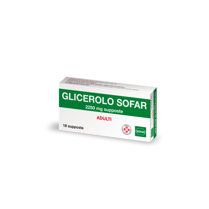 GLICEROLO SOFAR adulti 18 supposte 2.250 mg