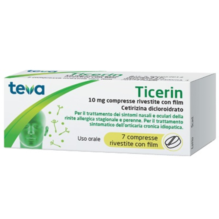 TICERIN*7 cpr riv 10 mg