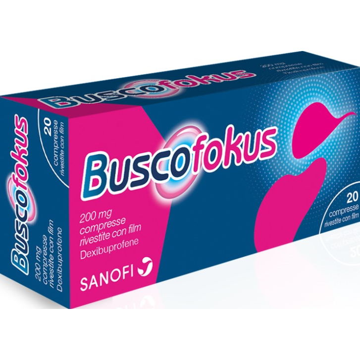 BUSCOFOKUS*20 cpr riv 200 mg