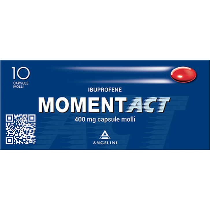 MOMENTACT 10 capsule molli 400 mg