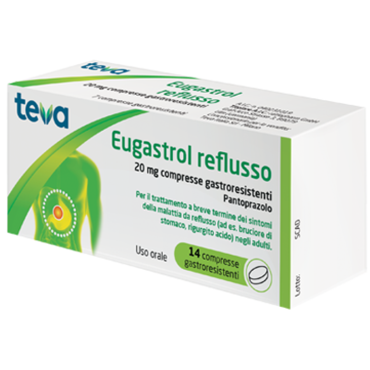 EUGASTROL REFLUSSO*14 cpr gastrores 20 mg