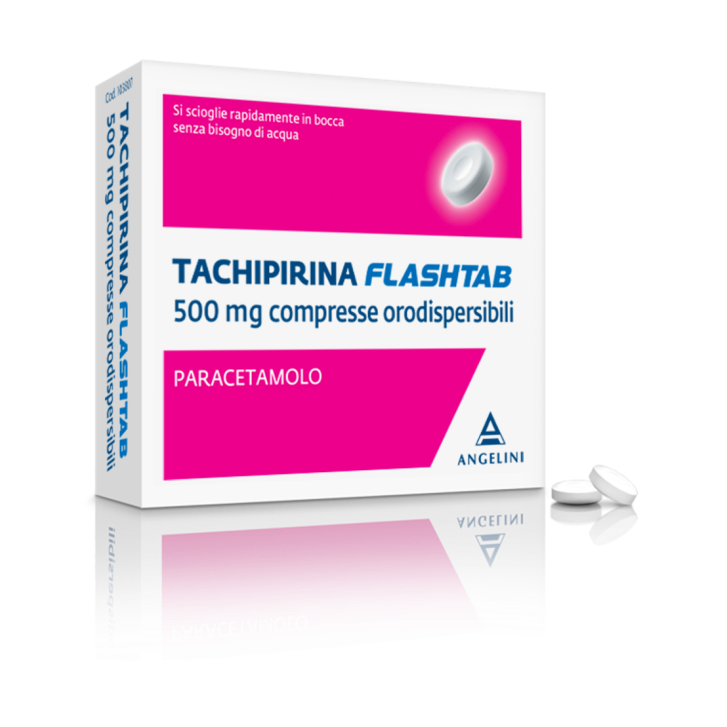 TACHIPIRINA FLASHTAB 16 compresse orodispersibili 500 mg