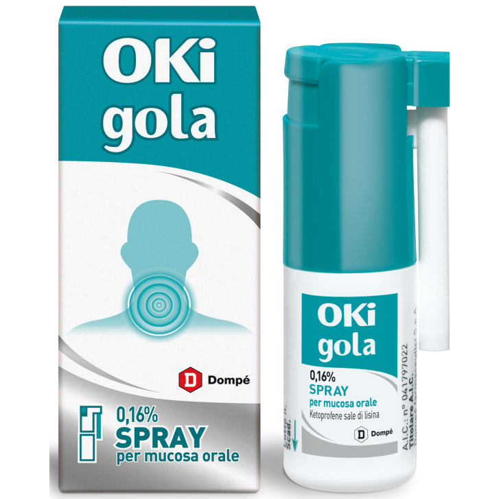 OKI GOLA*spray mucosa orale 15 ml 0,16%