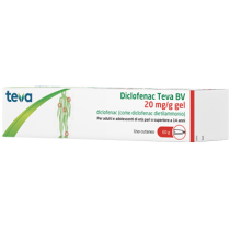 DICLOFENAC (TEVA B.V.)*gel derm 60 g 20 mg/g
