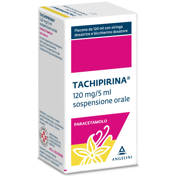 TACHIPIRINA 120MG/5 ml sospensione orale