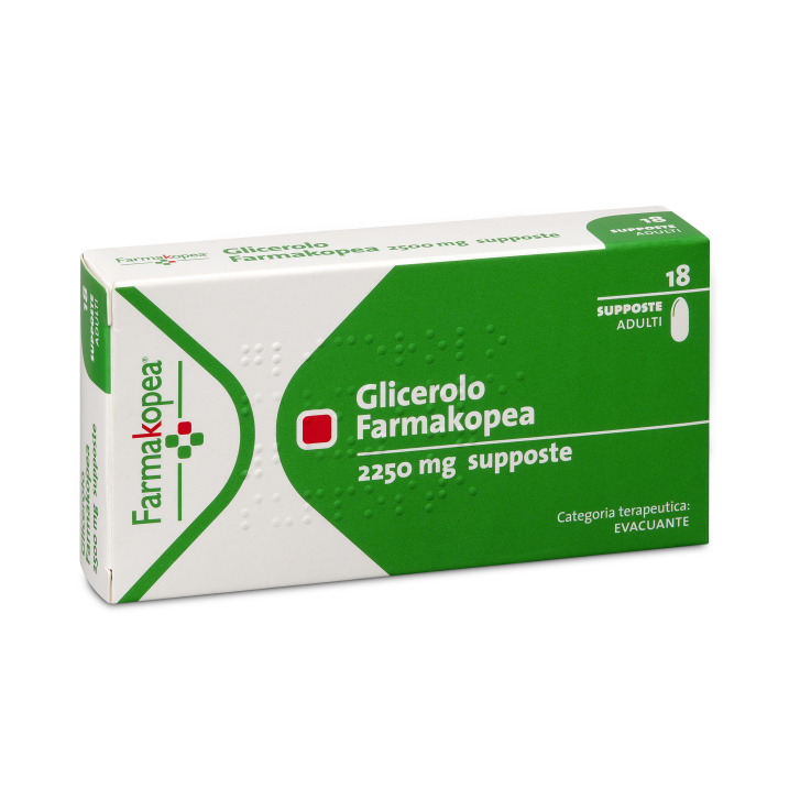 GLICEROLO (FARMAKOPEA)*18 supp 2.250 mg