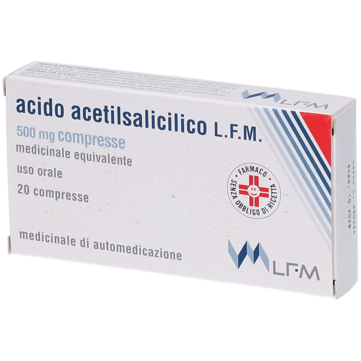 ACIDO ACETILSALICILICO (LFM)*20 cpr 500 mg