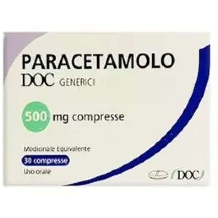 PARACETAMOLO (DOC GENERICI)*30 cpr div 500 mg