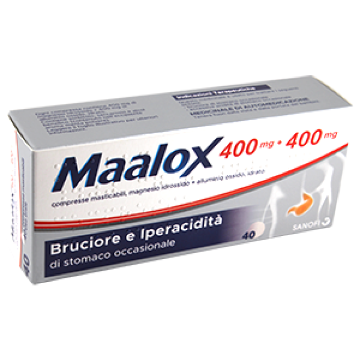 MAALOX*40CPR MAST400MG+400MG GMM