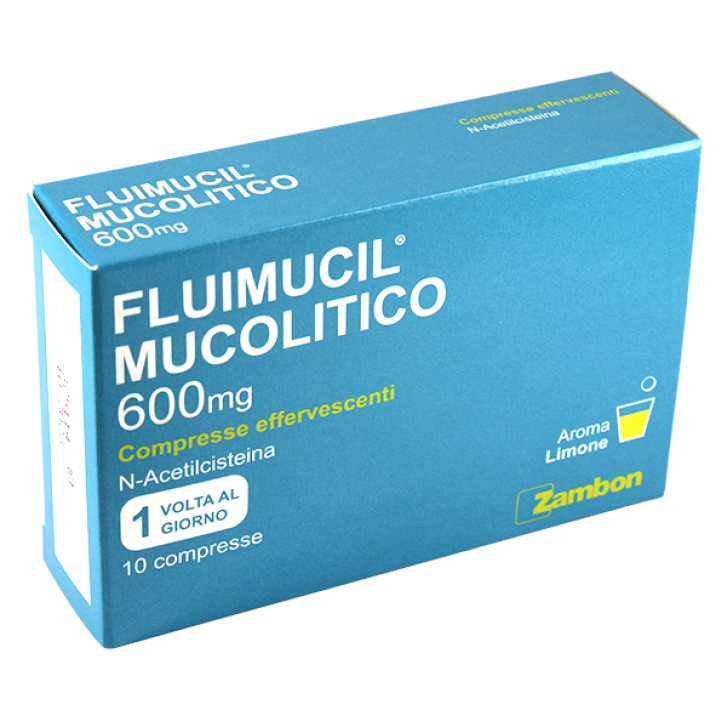 FLUIMUCIL MUCOL*10CPR EFF600MG