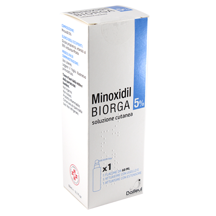 MINOXIDIL BIORGA*SOL CUT 1FL5%
