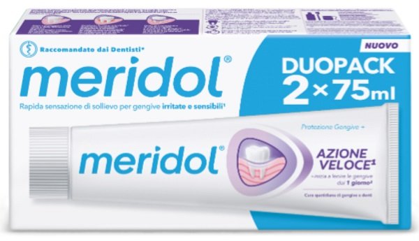 Colgate-Palmolive Commerc.srl Dentifricio Meridol Azione Veloce Per Gengive, 2 Pezzi - Immagine 3
