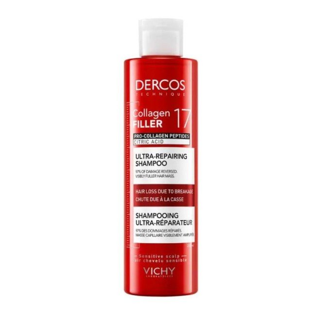 Vichy Dercos Collagen Filler 17 - Shampoo Antirottura 200 ml - Immagine 5