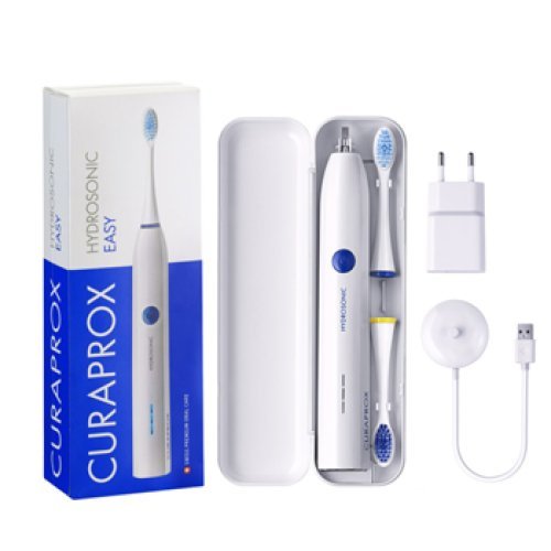 Curaprox Spazzolino Sonico Hydrosonic Easy 1 Pezzo con 3 Modalità e Testine Curen - Curaden AG