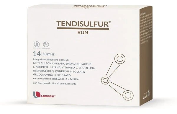 Tendisulfur Run 14 Bustine - Integratore Per Il Sistema Muscolo Scheletrico - Immagine 4