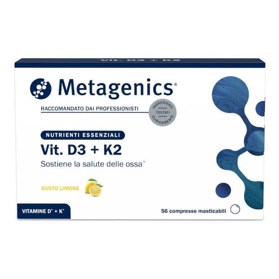 Metagenics Belgium Bvba Vit D3+K2 56 Compresse Masticabili - Immagine 6