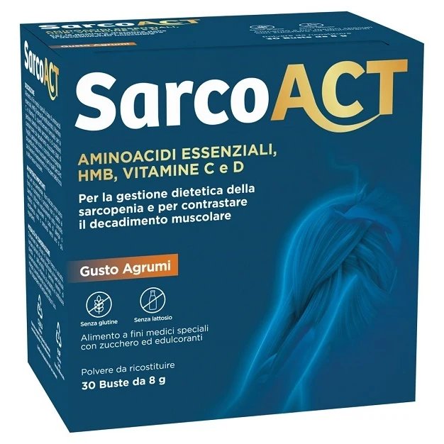 Sarcoact Amminoacidi Essenziali, Hmb, Vitamine C E D 240 G Polvere Bambino - Immagine 3