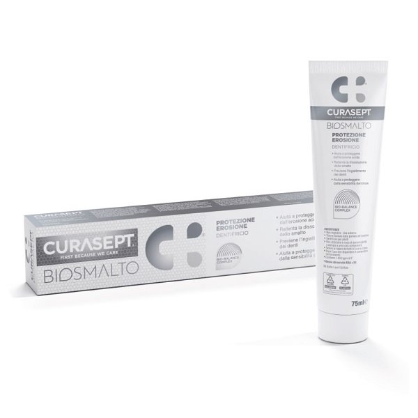 Curasept Spa Bianco Dentifricio Curasept Biosmalto Protezione Erosione - Immagine 2