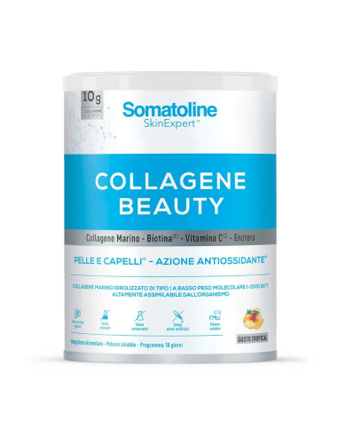 Somatoline Collagene Beauty Integratore Alimentare Gusto Tropicale 216g - Olyos Italia Srl