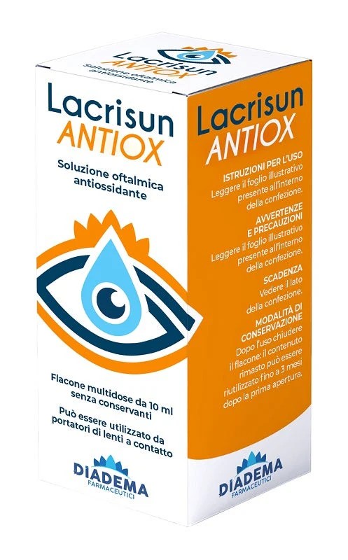 Diadema Farmaceutici Lacrisun Antiox Soluzione Oftalmica Antiossidante Occhi Flacone Multidose 10 Ml - Immagine 6