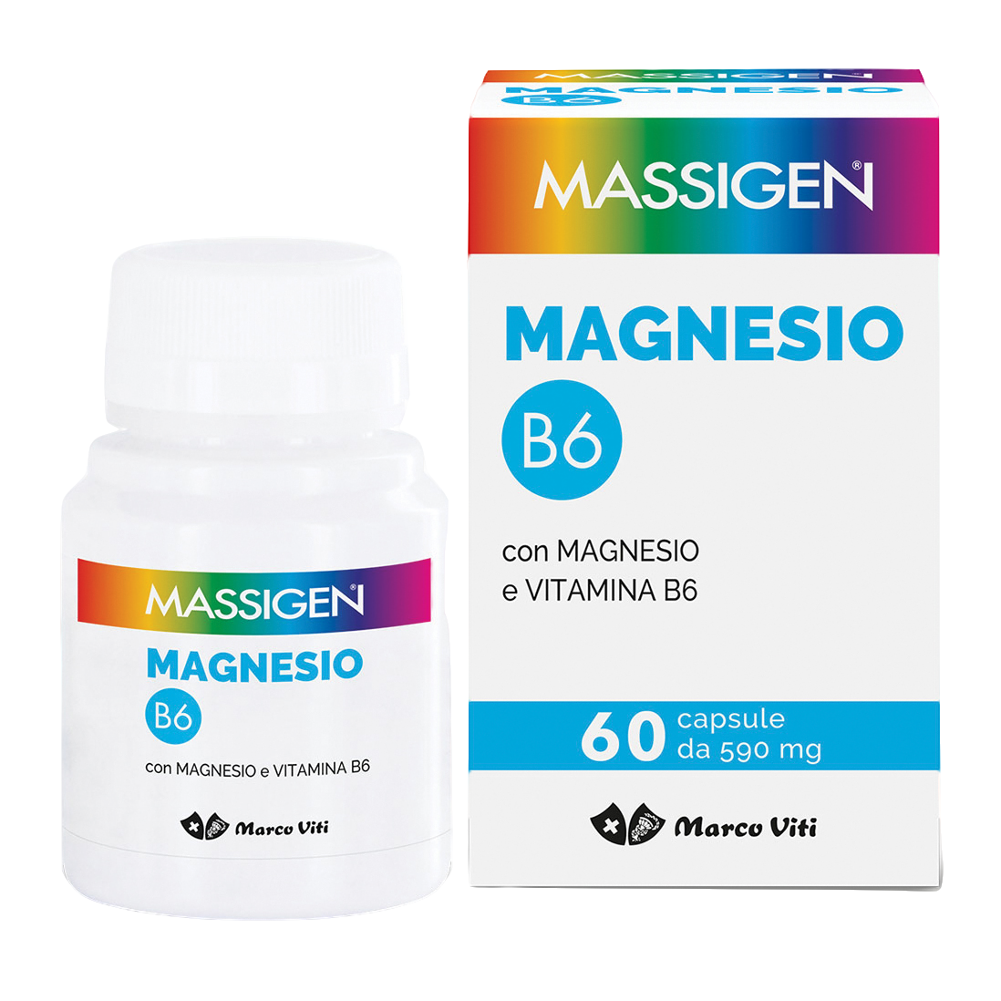 Marco Viti Farmaceutici Spa Massigen Mg B6 60 Capsule - Immagine 7