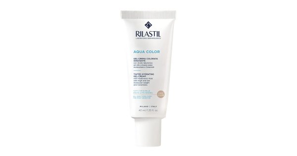 Rilastil Aqua Color Gel Crema Colorata Idratante Medium 40 ml - Rilastil