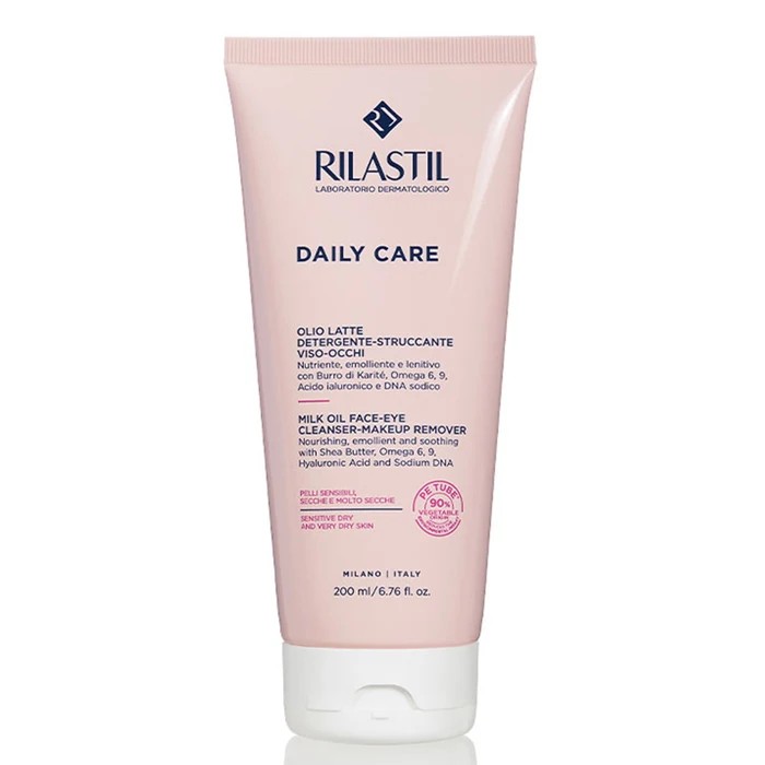 Rilastil Daily Care Olio Latte Detergente Struccante Viso e Occhi 200ml - Rilastil