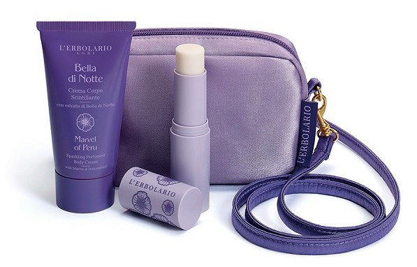 L'erbolario Sb Srl Crema Bella Di Notte Mini Beauty Bag Serata Scintillante Edizione Limitata 1 Corpo Scintillante 75 Ml + 1 Burrocacao - Immagine 2