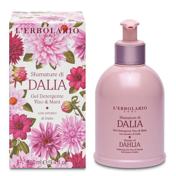 Gel Detergente Viso e Mani Sfumature di Dalia 280ml - L'ERBOLARIO
