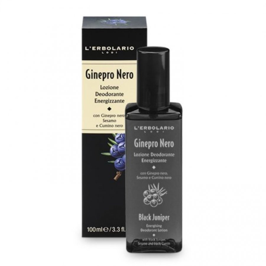 Ginepro Nero Lozione Deodorante Energizzante Uomo 100 ml - L'ERBOLARIO
