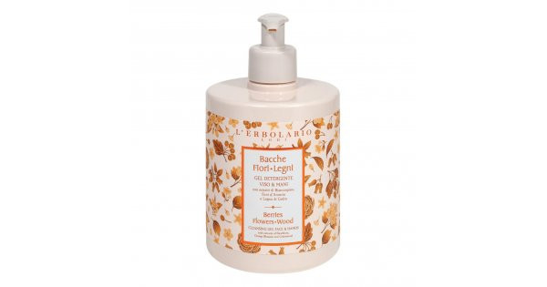 Gel Detergente Viso e Mani Bacche Fiori Legni 500ml - L'Erbolario