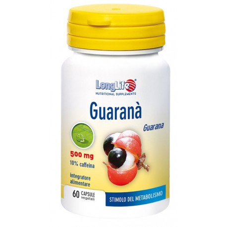 Longlife Integratore Guaranà Con Caffeina, 60 Capsule Vegetali - Immagine 7
