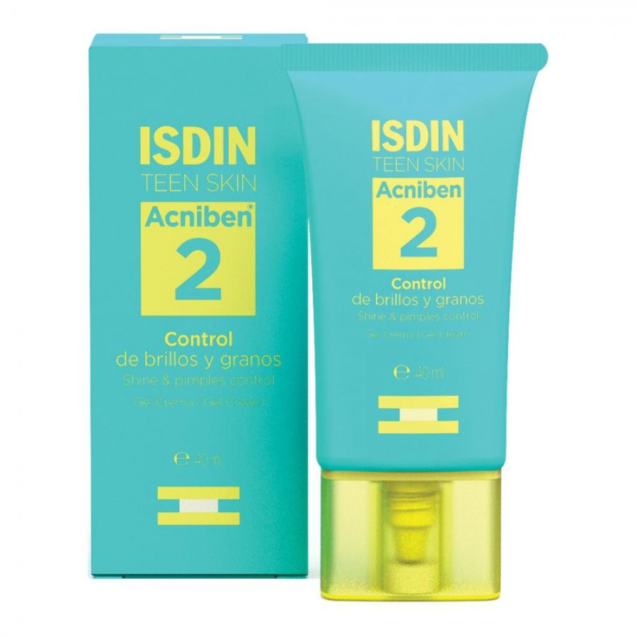 Isdin Acniben Gel Cream Crema Viso Per Pelle Grassa Tendenza Acneica 40 Ml - Immagine 8