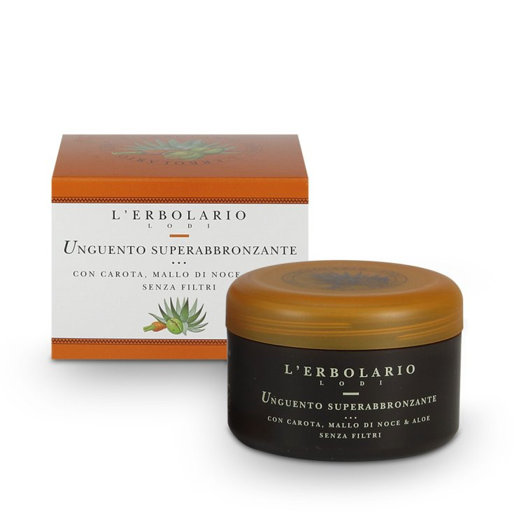 Unguento Superabbronzante con Carota Mallo di Noce Aloe 200ml - L'Erbolario