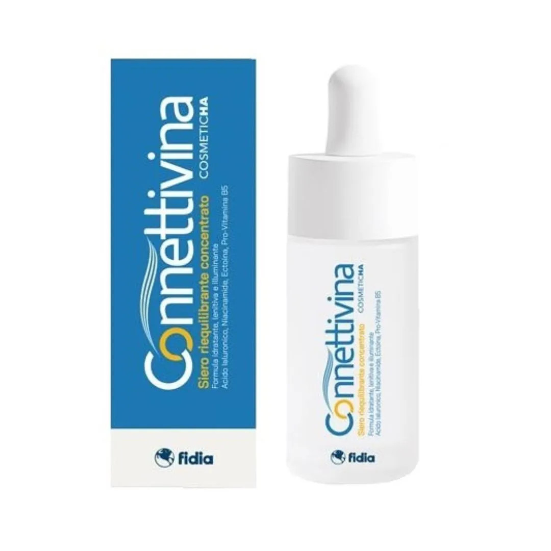 Connettivina Siero Viso Riequilibrante con Acido Ialuronico e Niacinamide 30 ml - Fidia Farmaceutici