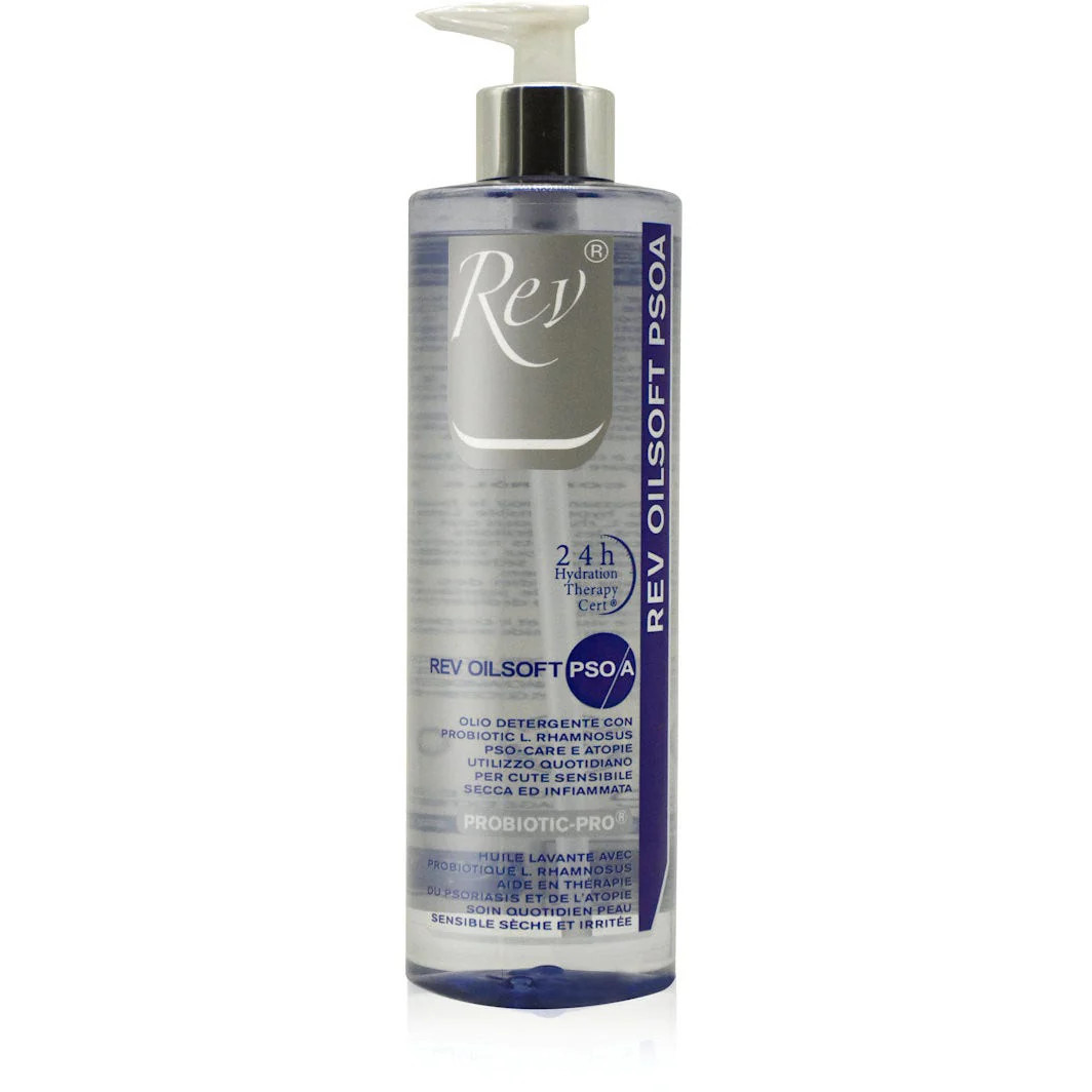 Rev Pharmabio Rev Oilsoft Psoa Detergente Corpo E Viso 500Ml - Immagine 5