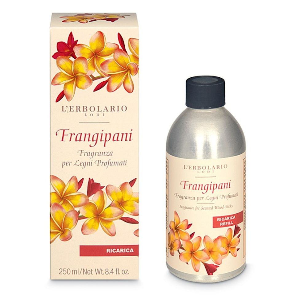 Ricarica Fragranza per Diffusore Legnetti Profumati Frangipani 250ml - L'Erbolario