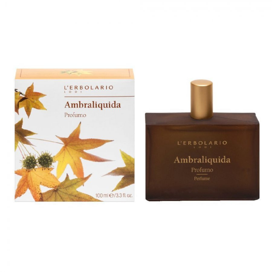 Ambraliquida Acqua di Profumo Unisex Fragranza Ambrata Vanigliata 100ml - L'ERBOLARIO