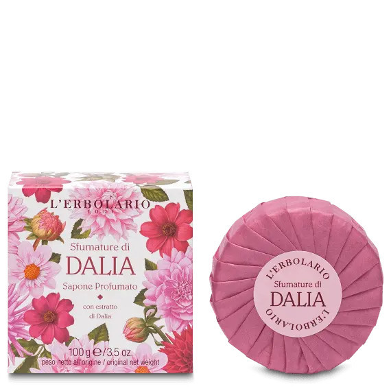 Sapone Profumato Dalia Idratante Dermatologicamente Testato 100g - L'Erbolario