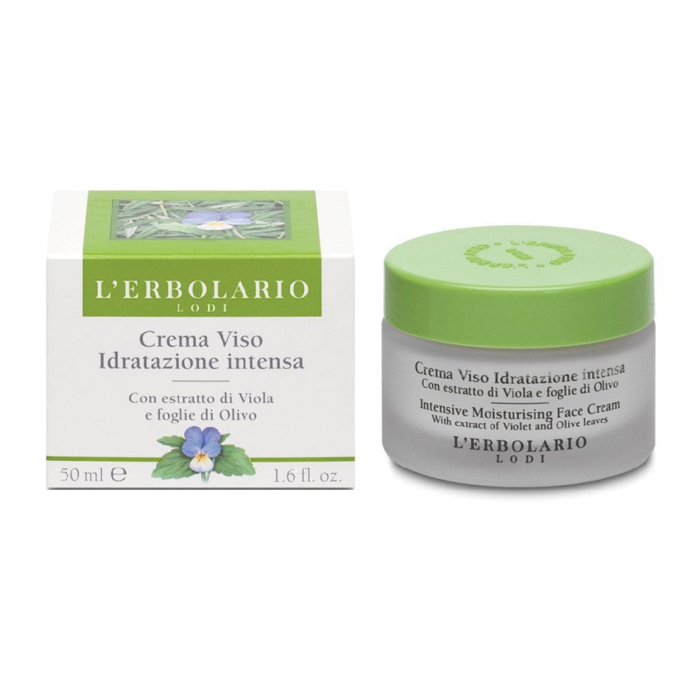 Crema Viso Idratazione Intensa con Viola e Olivo 50ml - L'Erbolario